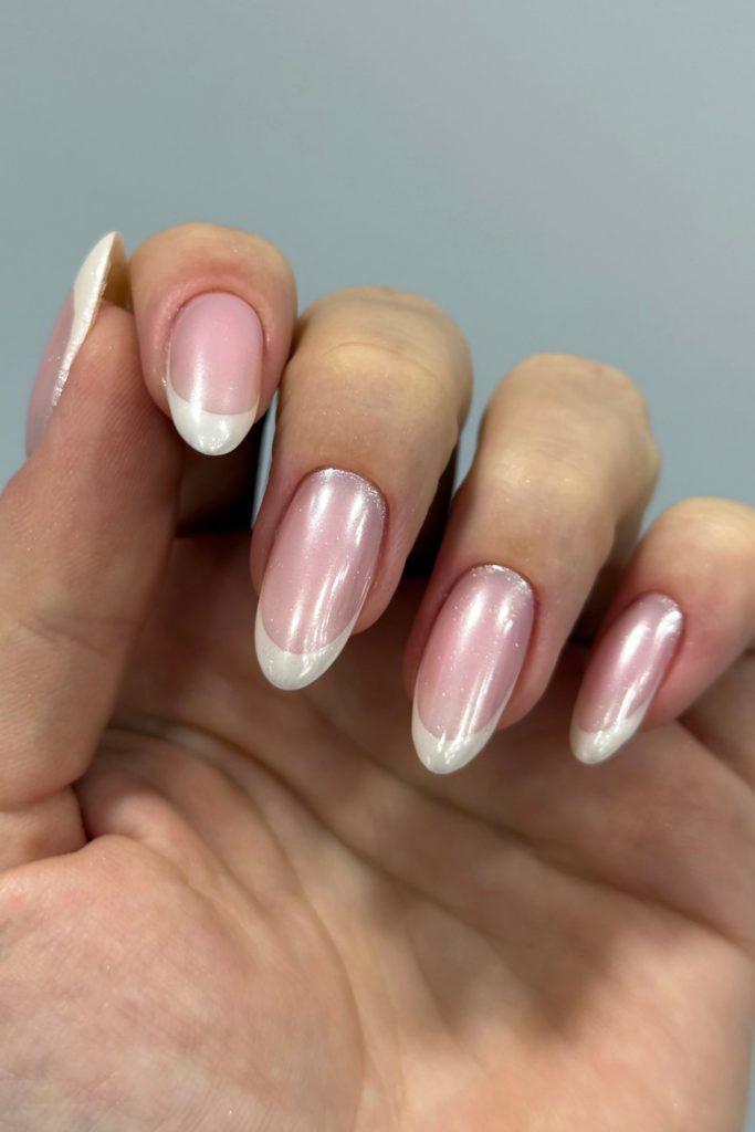 Iced French Manicure