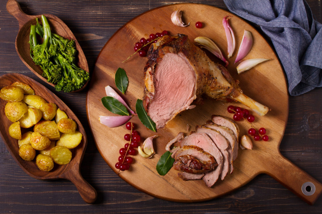 Roast lamb