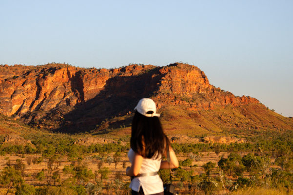 A woman in Australia