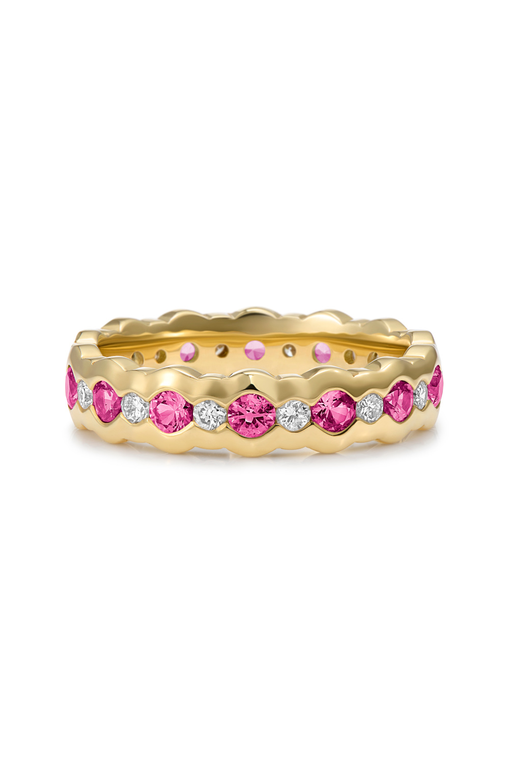 Pink ring | coloured engagement rings