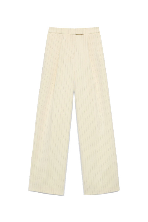 Pinstripe trousers