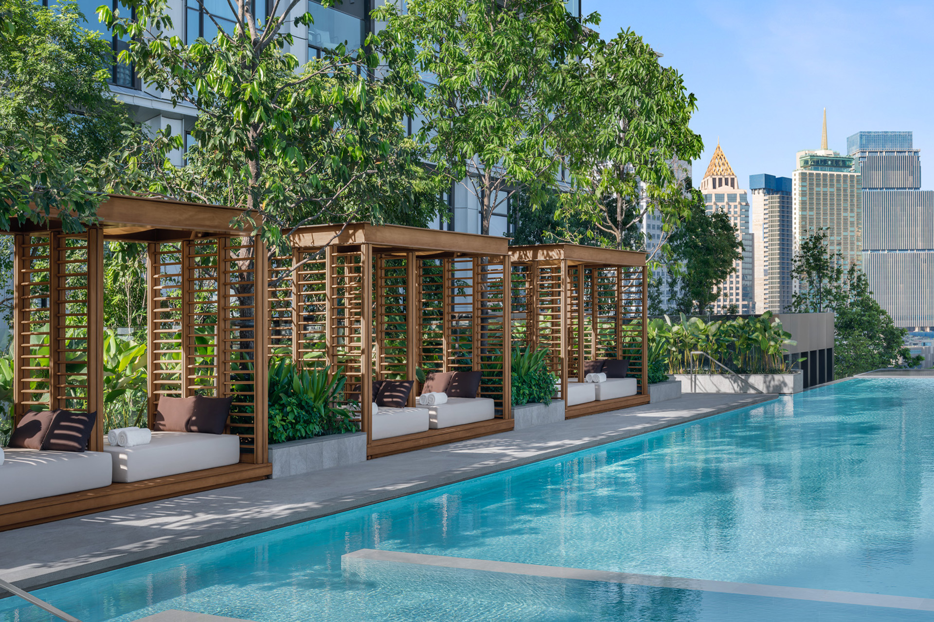 Pool at The Ritz-Carlton, Bangkok