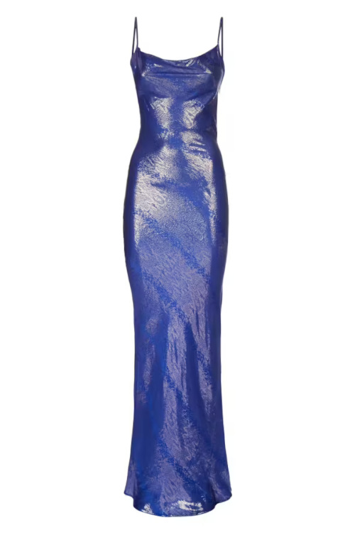 Blue prom dress