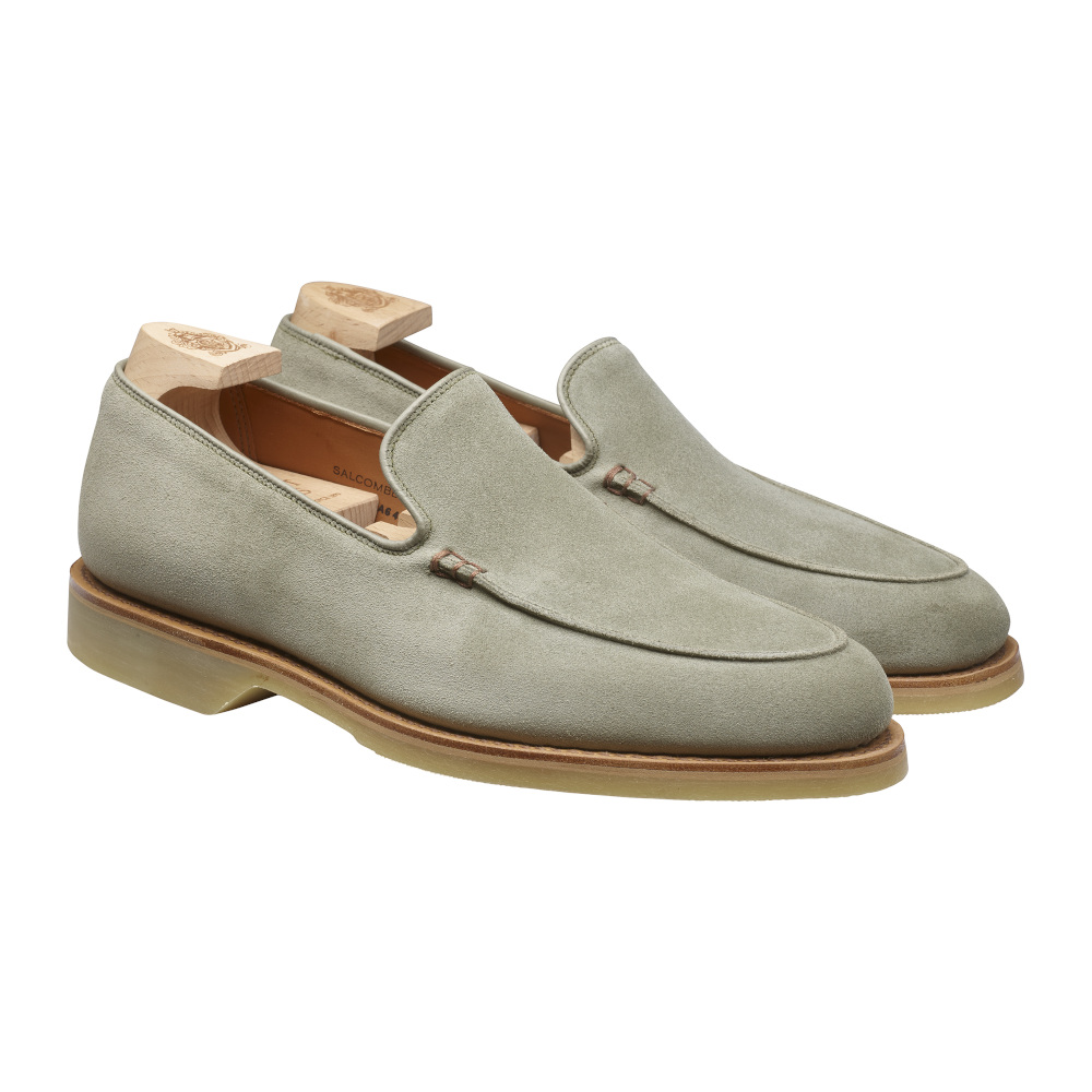 Pistachio loafers