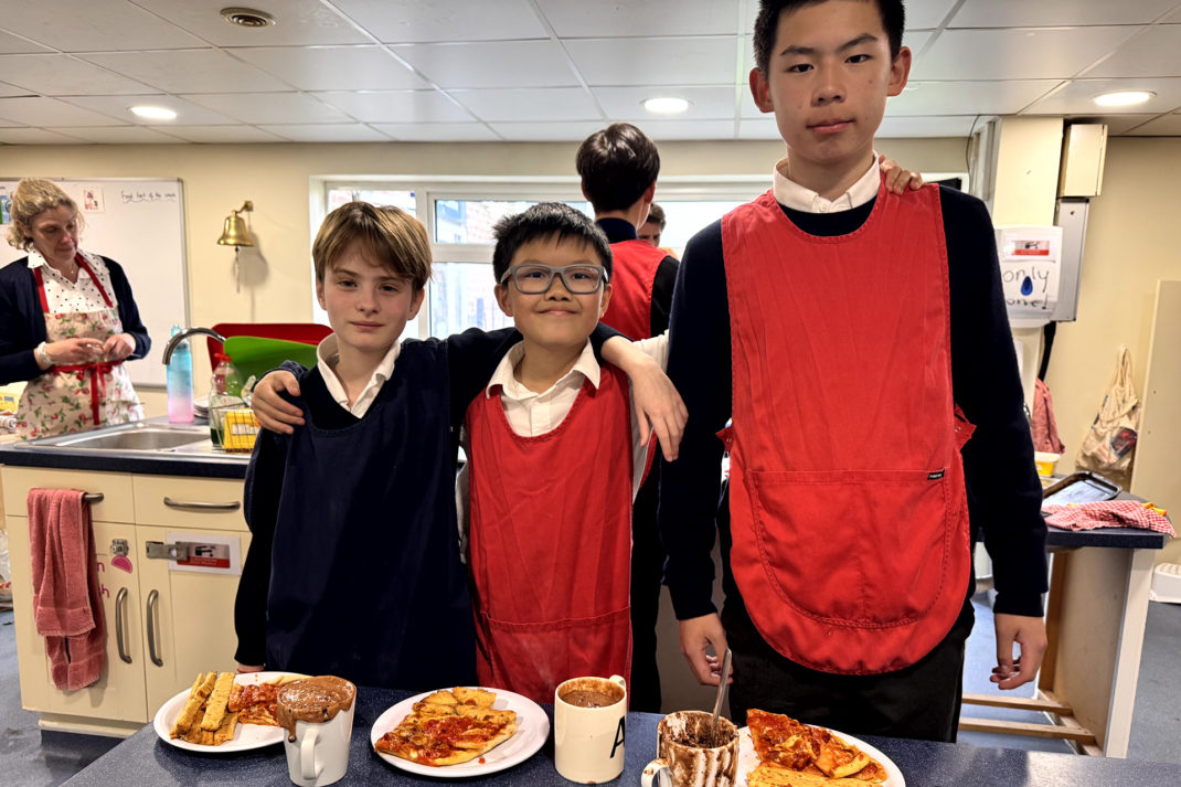 Windlesham House Students Cooking