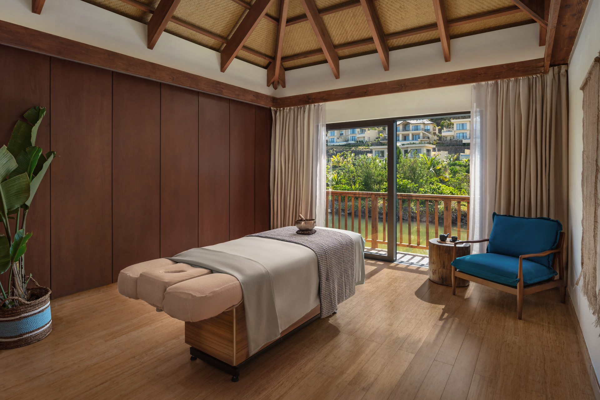 Treatment room at Six Senses La Sagesse, Grenada