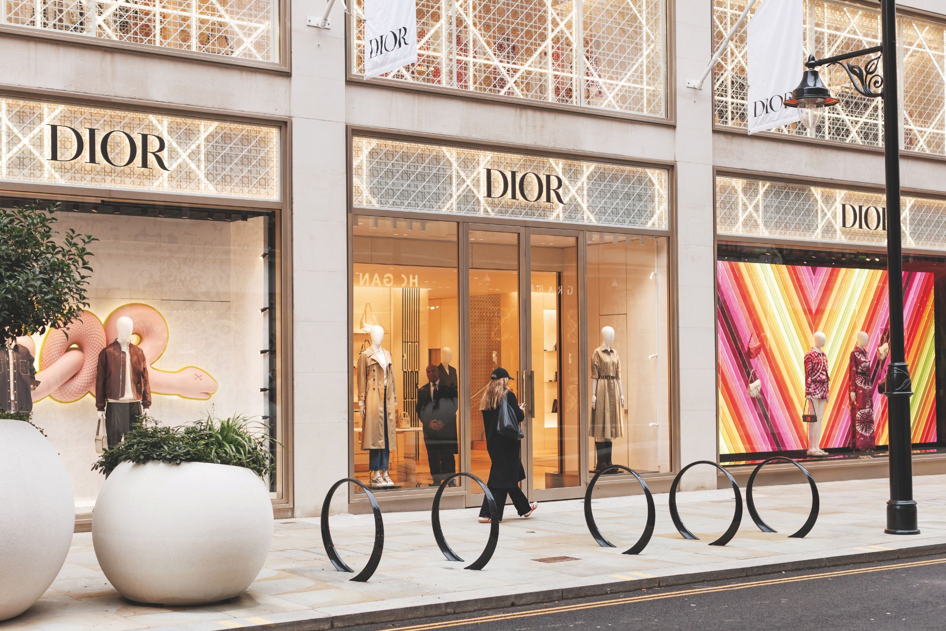 Dior shopfront in Chelsea