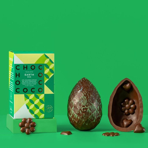 Chococo Plant-Based Oat M!lk Chocolate Earth Easter Egg