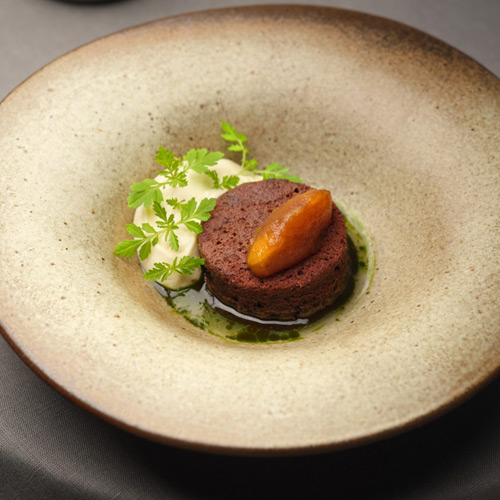 Plate of beef with vegetables