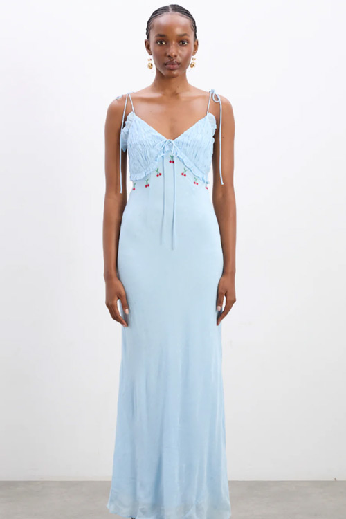 Damson Madder Isabella Slip Midi Dress