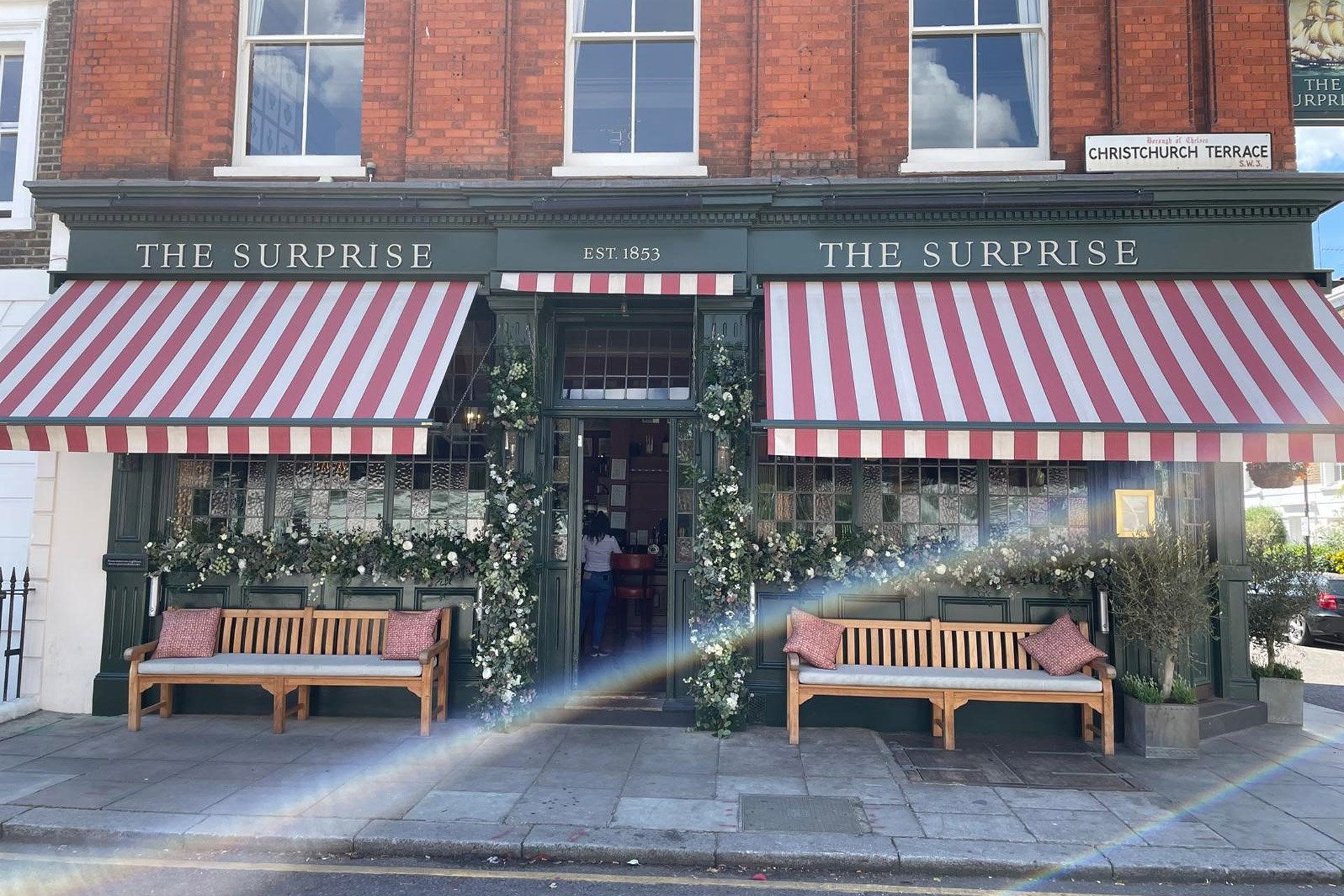 Exterior of The Surprise pub