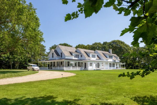 Martha's Vineyard home with wraparound porch and sweeping lawn