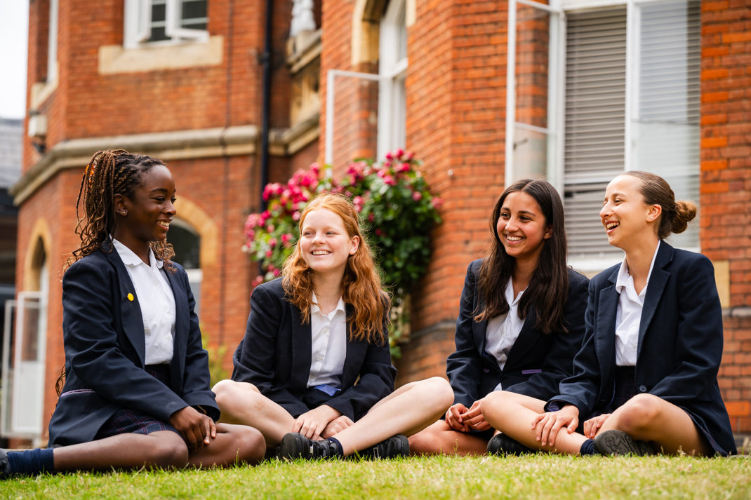 Sydenham High School Girls Chatting