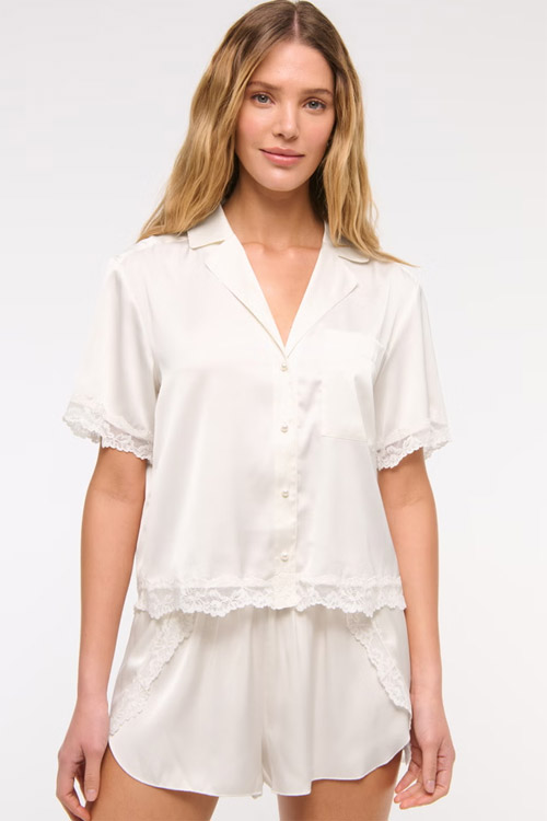Abercrombie & Fitch white pyjamas
