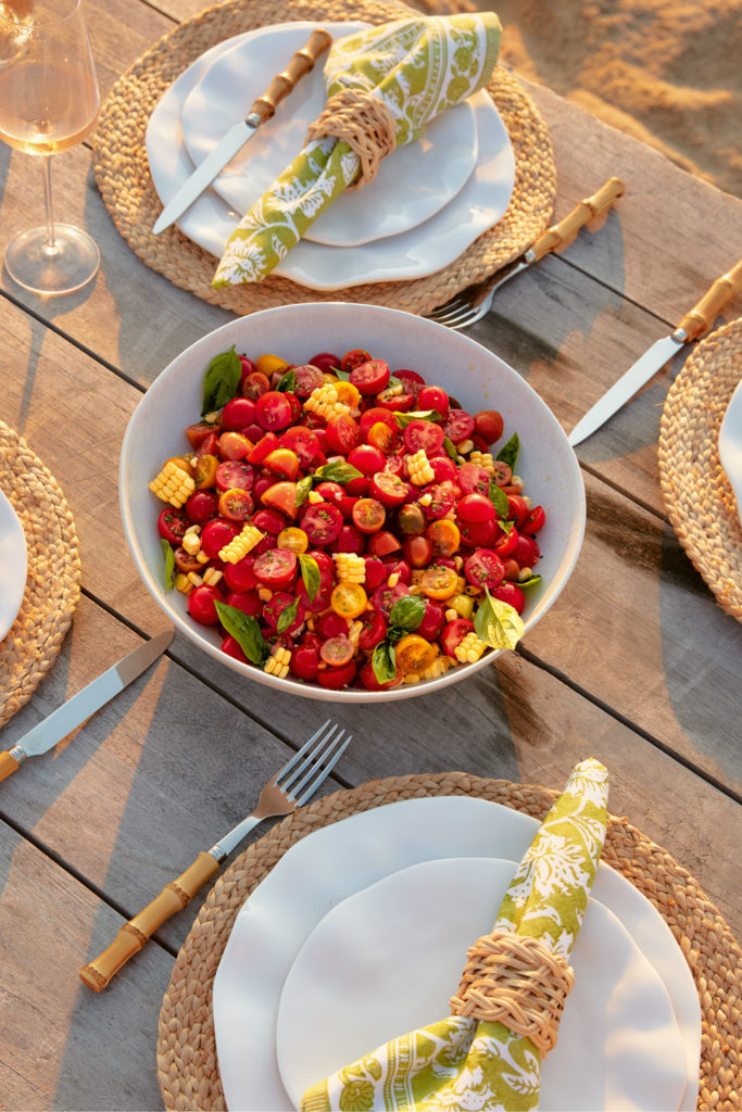 Tomatoes and corn