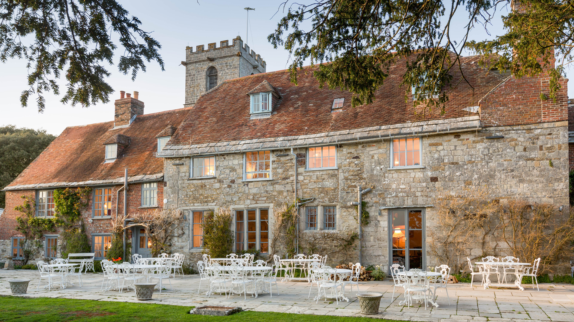 The exterior of The Priory, Wareham