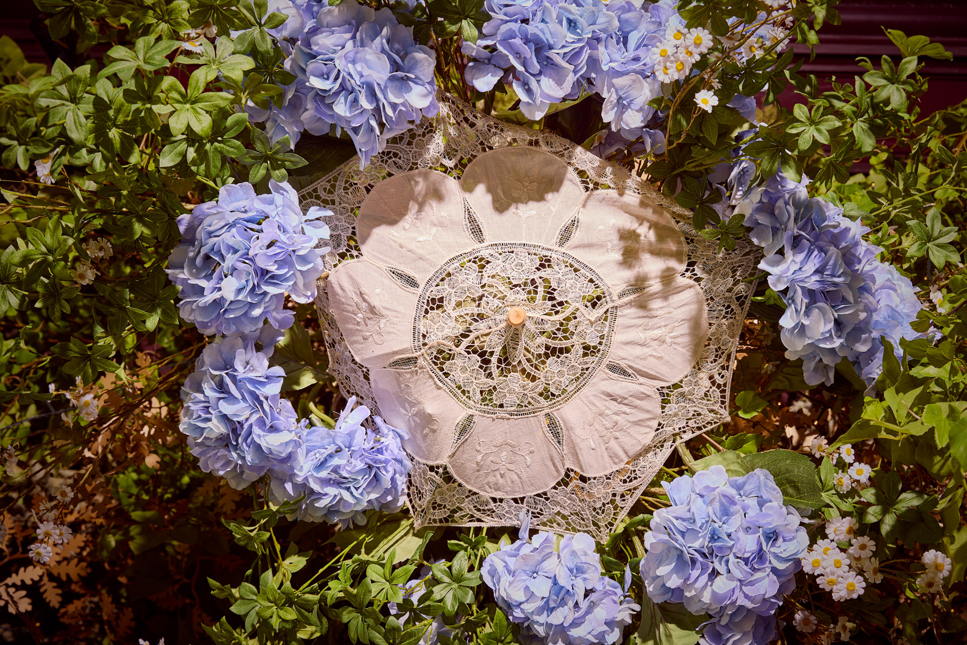 A floral installation at sketch