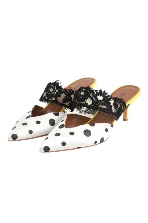 Polka dot heels