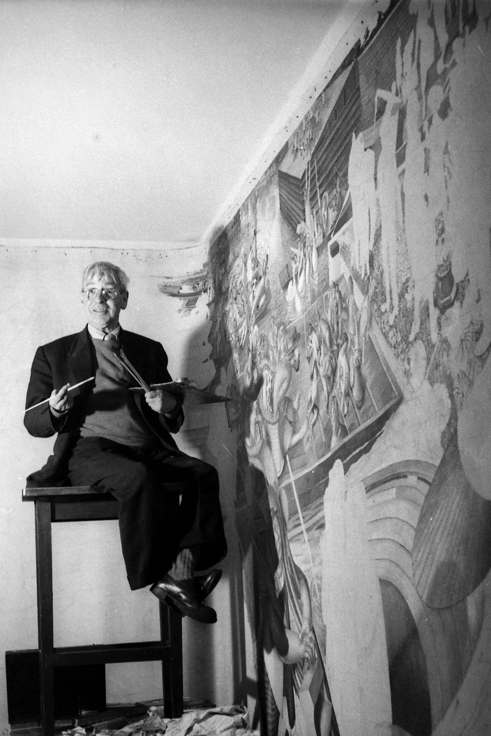 Ed Vaizey Discovers Stanley Spencer & Christ Preaching In Cookham