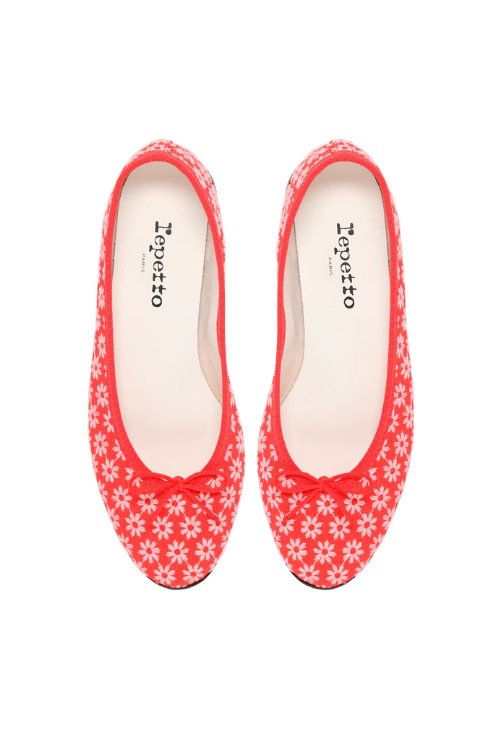 Red ballet flats