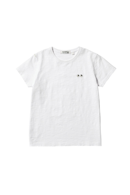 White t-shirt | Anya Hindmarch x Uniqlo
