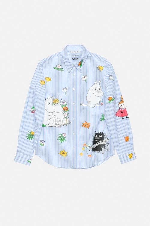 Striped shirt | Acne Studios x Moomin