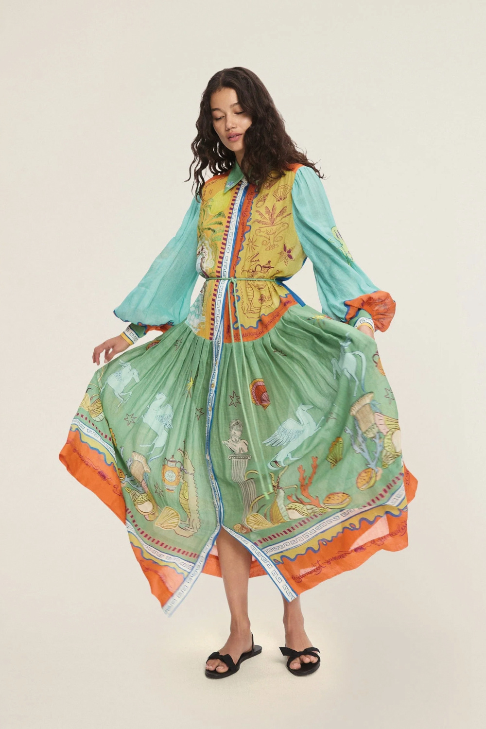 Woman in colourful dress | Ginnie Chadwyck-Healey style picks