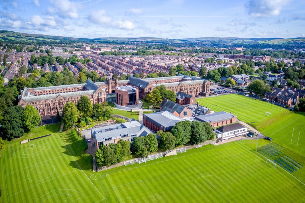 Bolton School Aerial School Photo