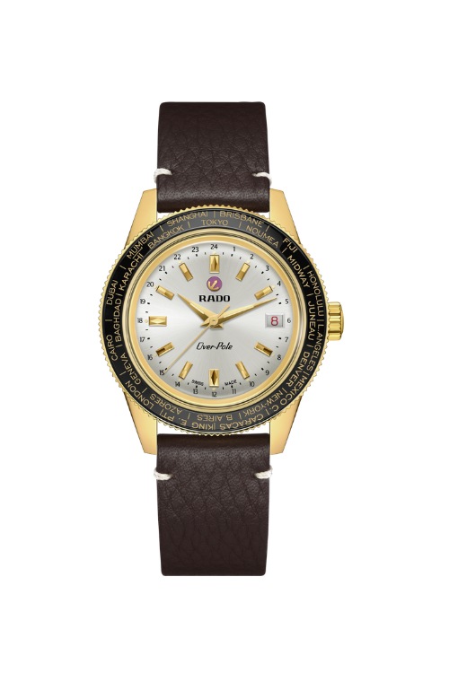 Rado Captain Cook Over-Pole Limited Edition brown leather strap watch