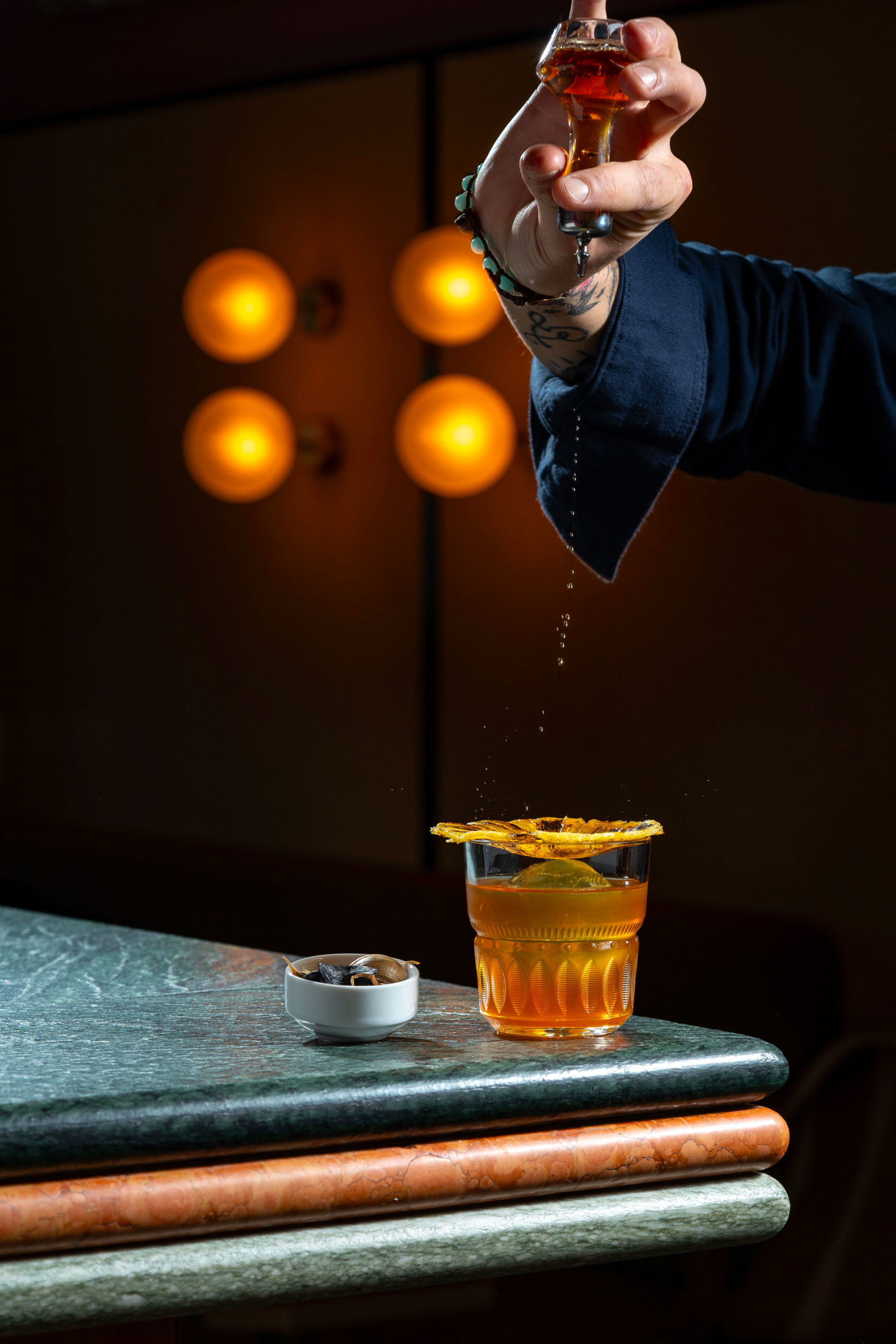 The Haunted Mansion cocktail at the Experimental Cocktail Club Venice