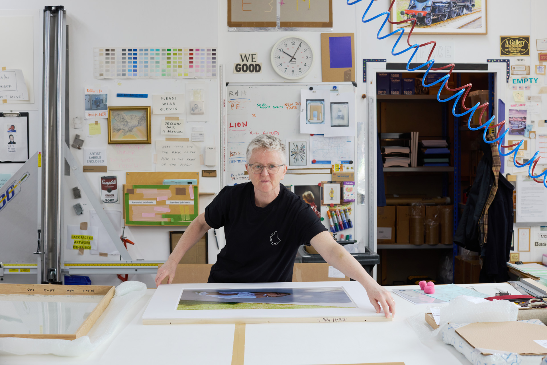 Bespoke framing at Darbyshire.