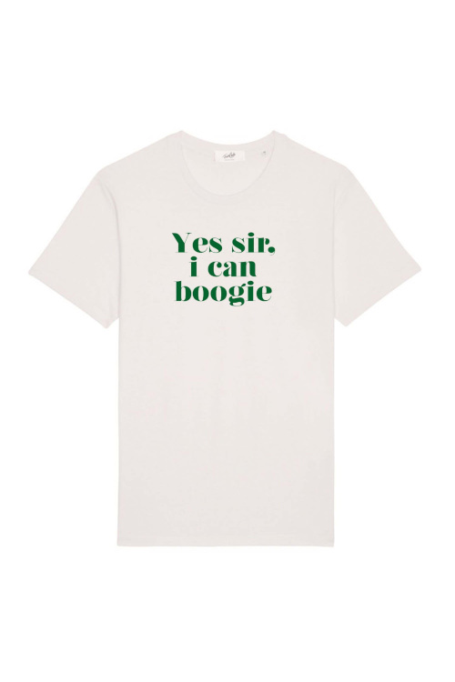 White slogan tee | what to wear to glastonbury