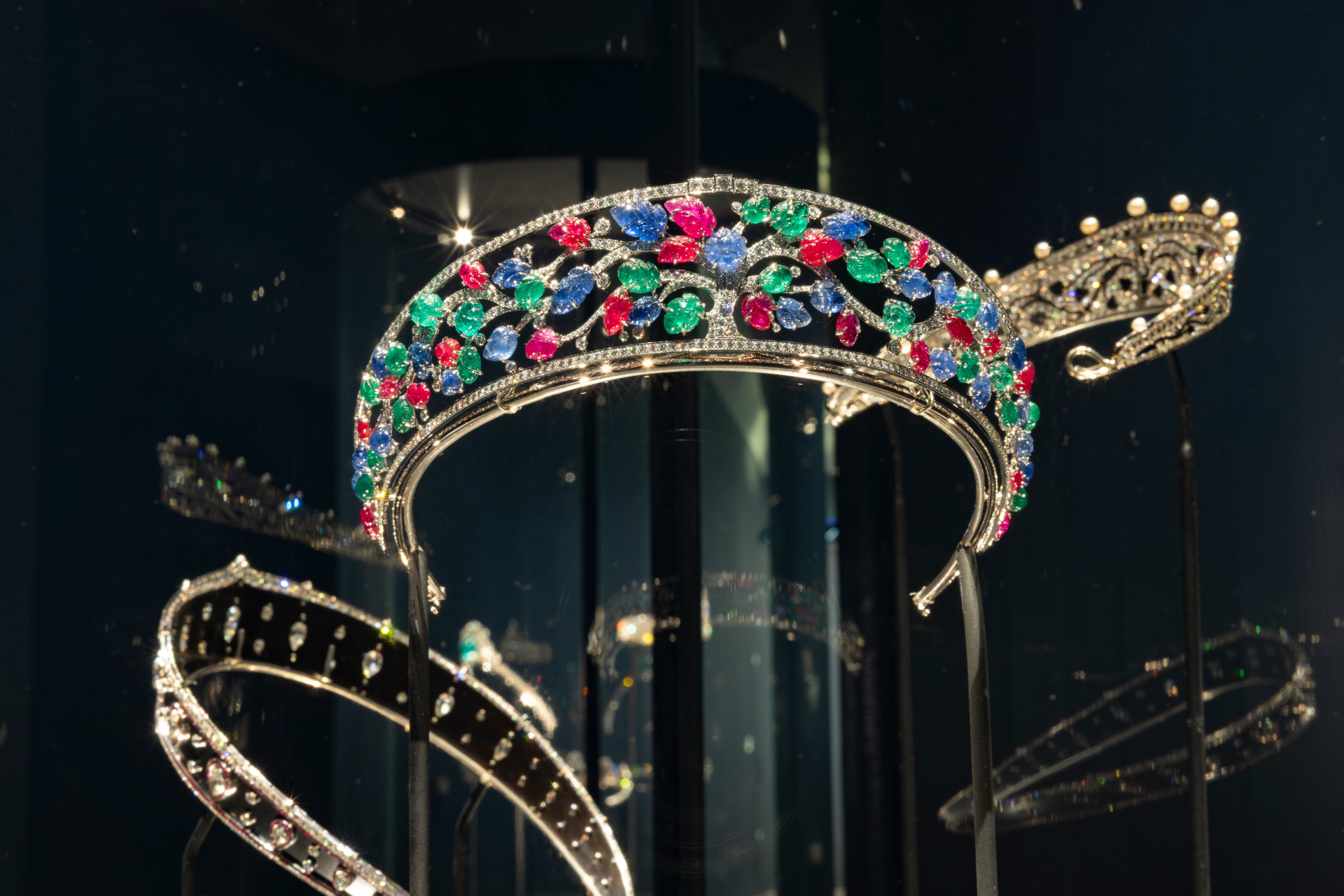 Tiaras in case | fashion exhibitions london 2025