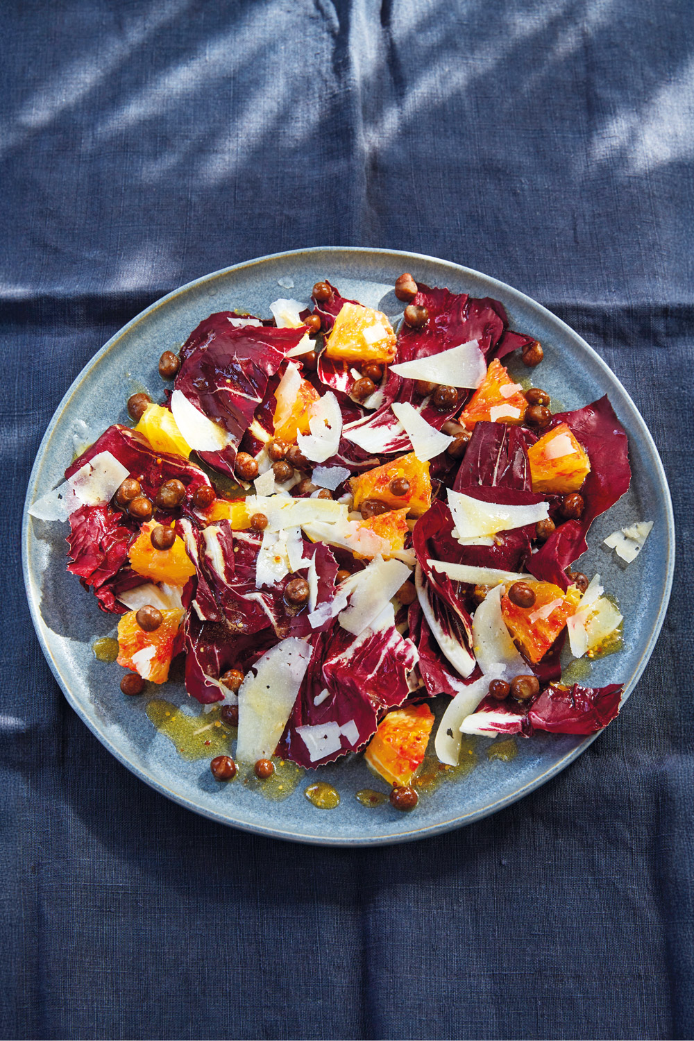 Spring Recipe: Radicchio, Carlin Peas, Blood Orange & Manchego Salad