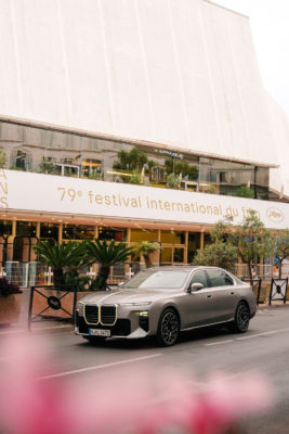 BMW is the official car partner of Cannes Film Festival.