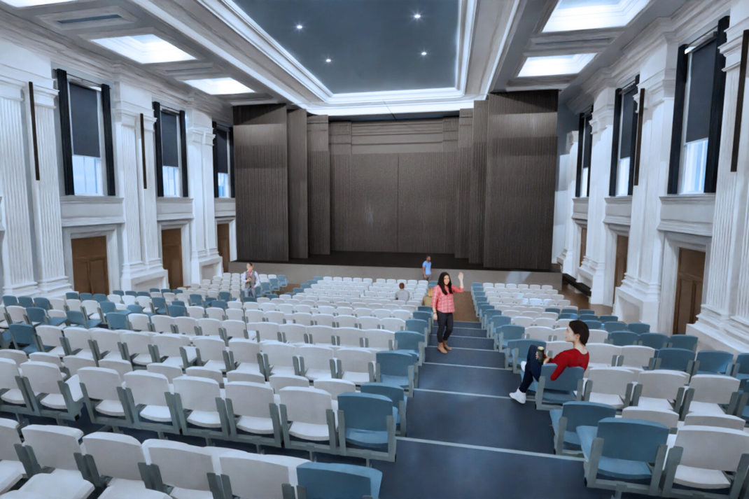 Rendering of new RHS assembly hall