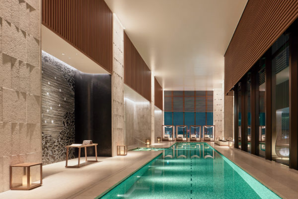 The spa pool at Bulgari Hotel Tokyo