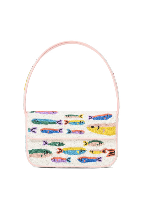 Beaded sardine bag