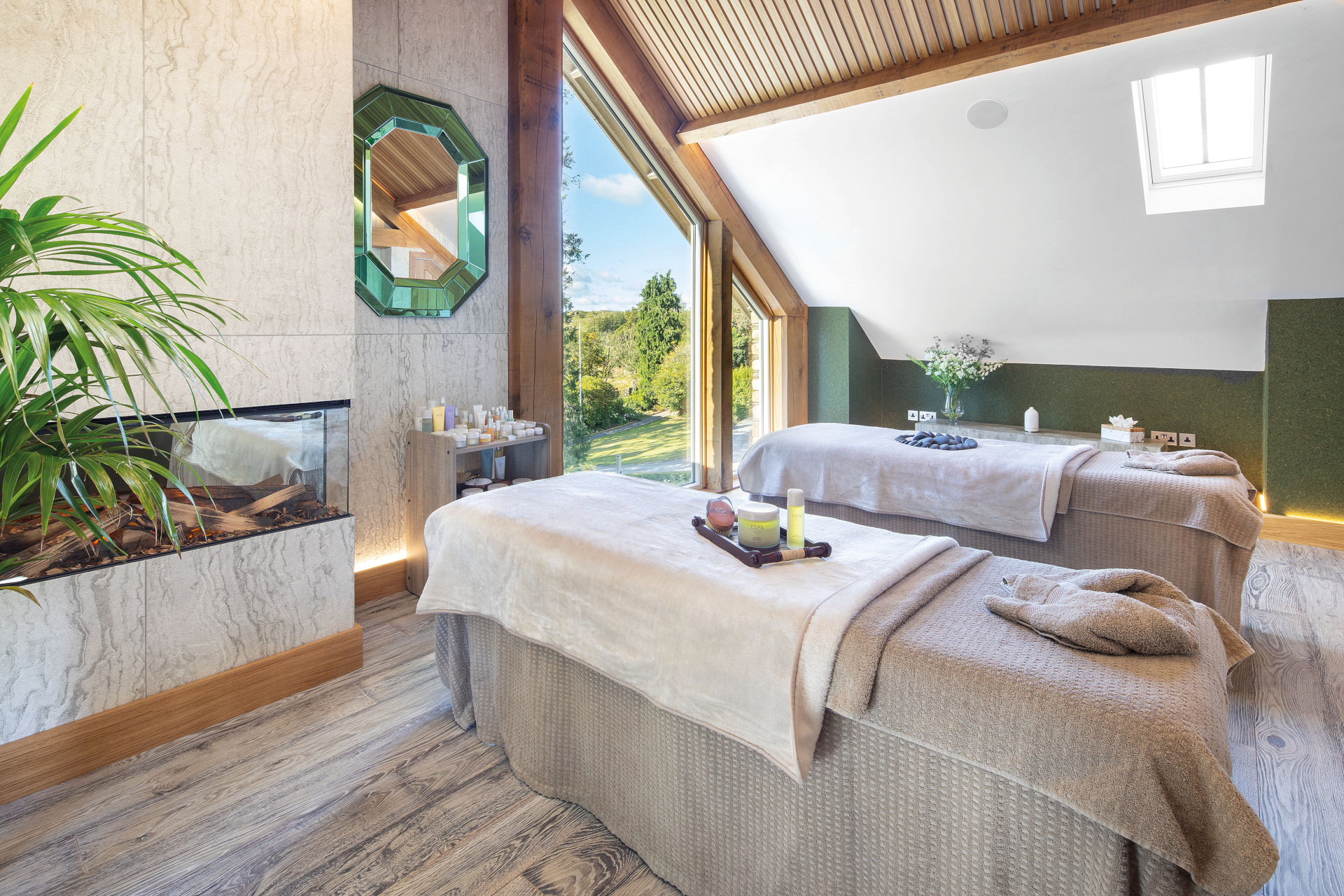 Spa treatment room
