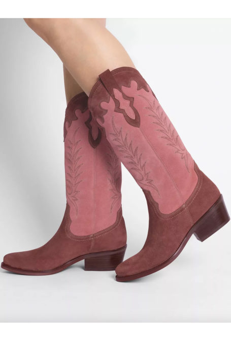 Penelope Chilvers Jolene Suede Cowboy Boot