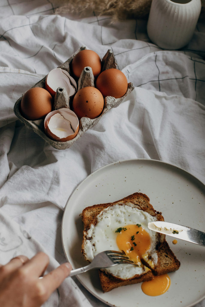 Eggs on toast