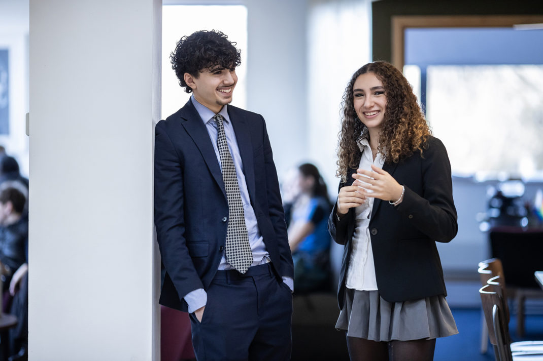 Two Trinity School Students
