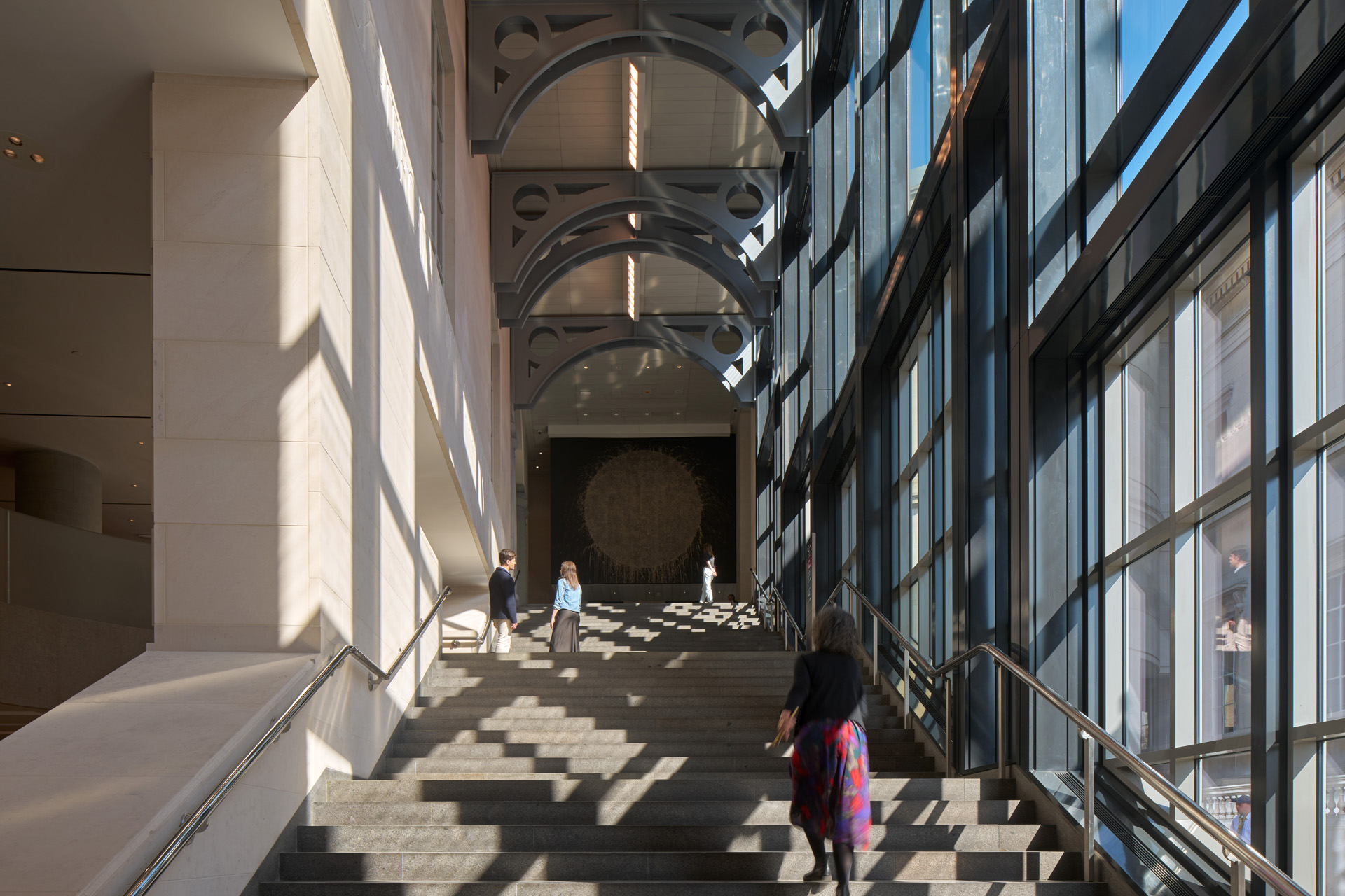 The Sainsbury Wing Grand Staircase at the National Gallery