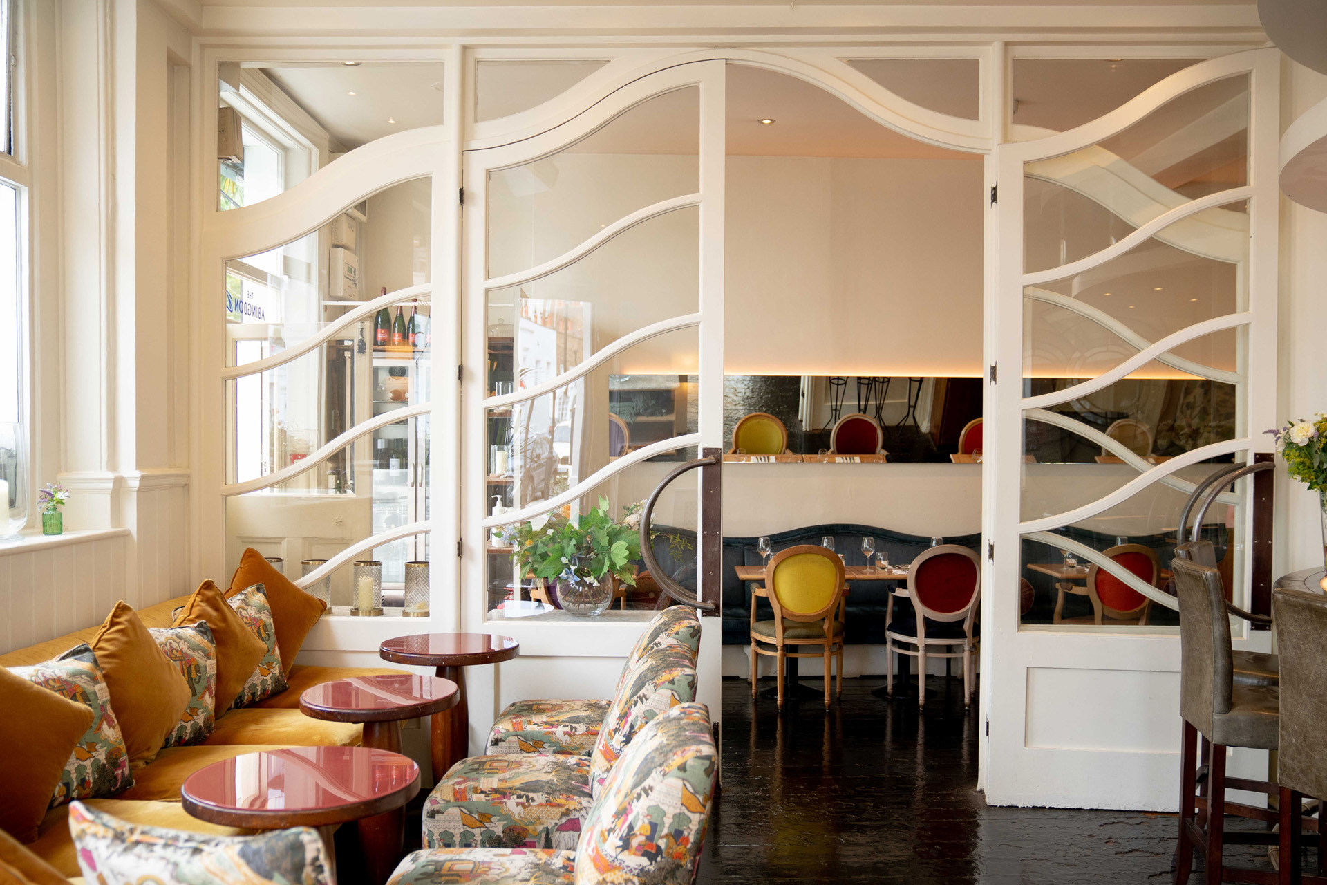 The interiors of the restaurant