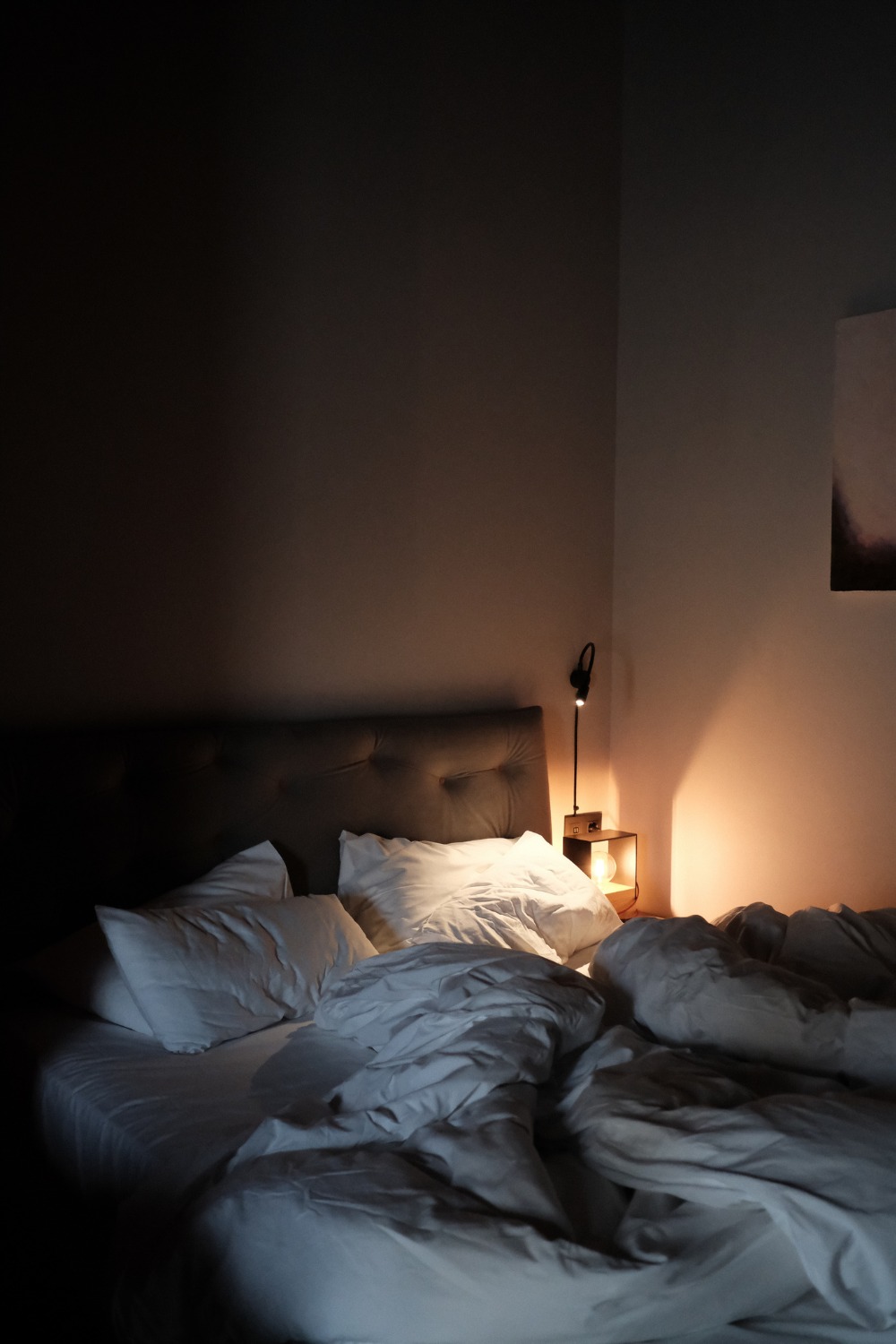 Bed at night