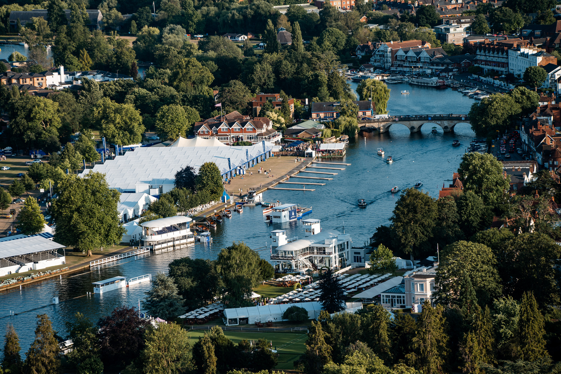 Henley Royal Regatta from above