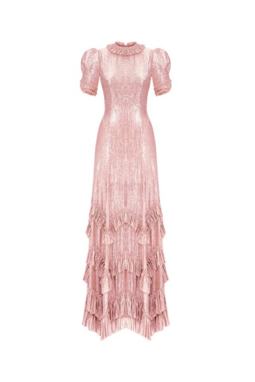 Pink sequin dress