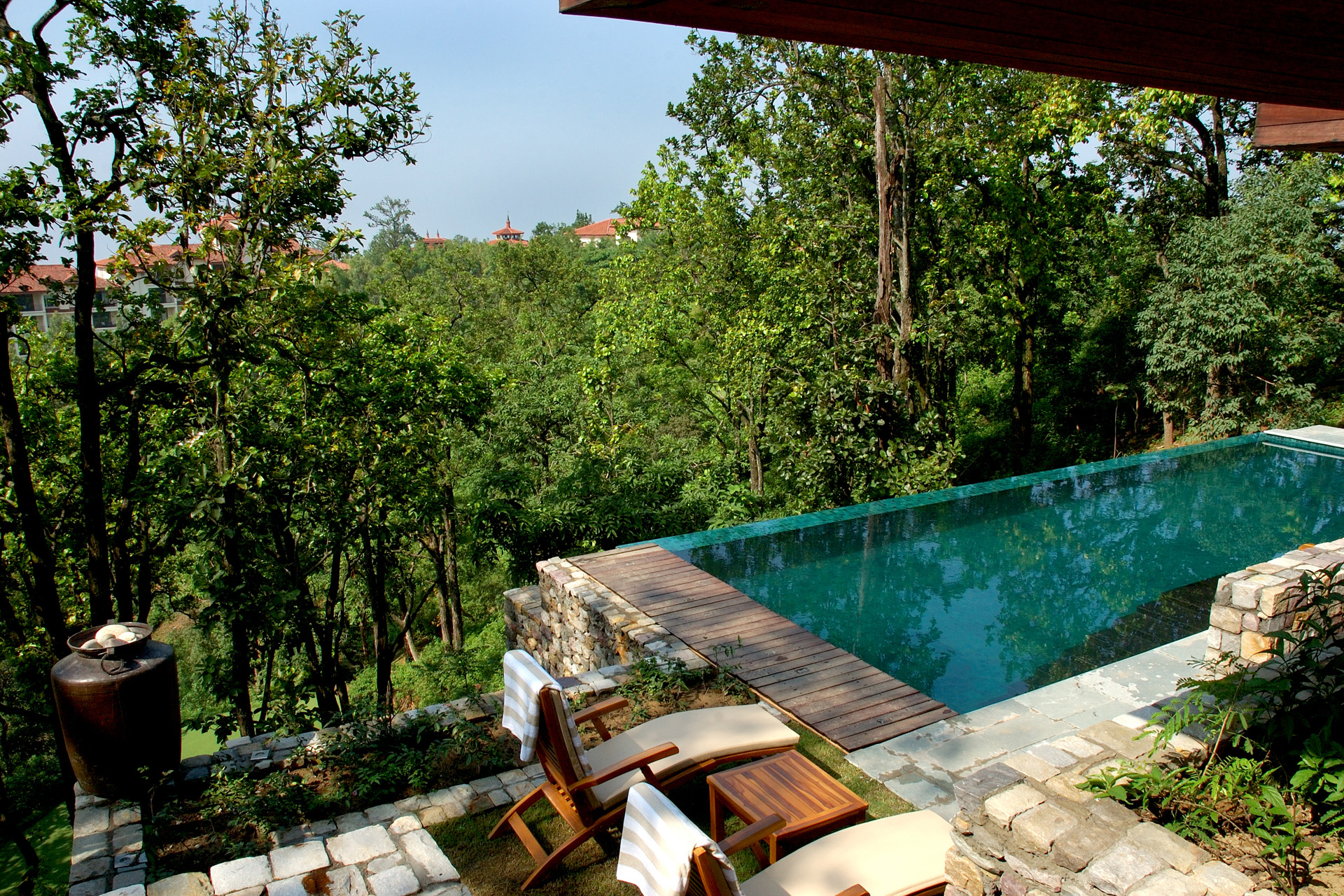 A swimming pool at Ananda
