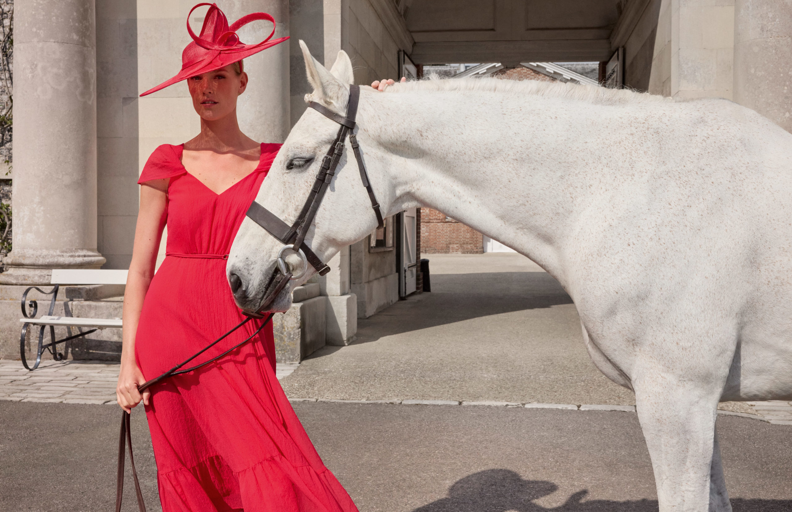 Woman with horse