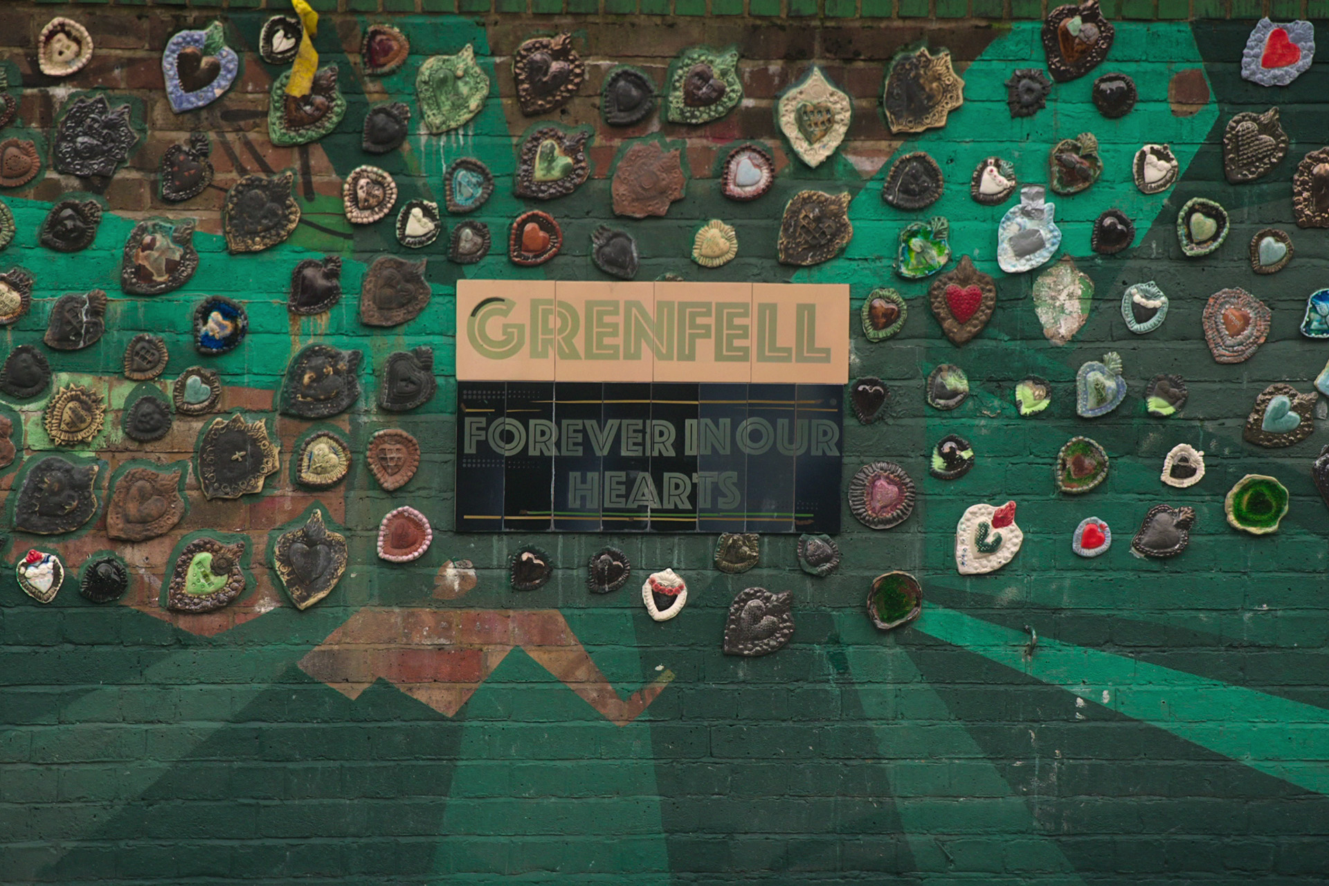 A Grenfell memorial